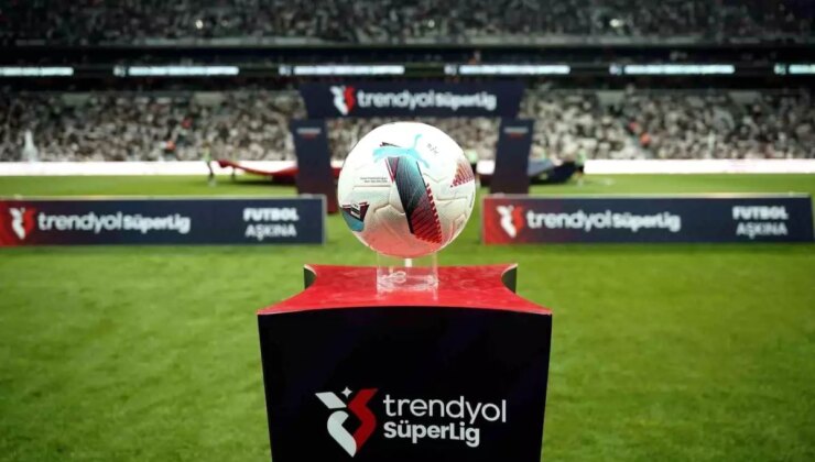 Trendyol Süper Lig’de 5. ve 6. Haftanın Programı Açıklandı